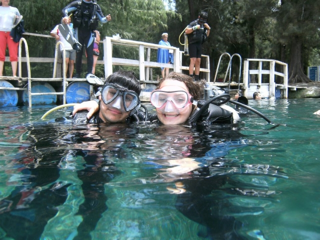 Buceo en pareja